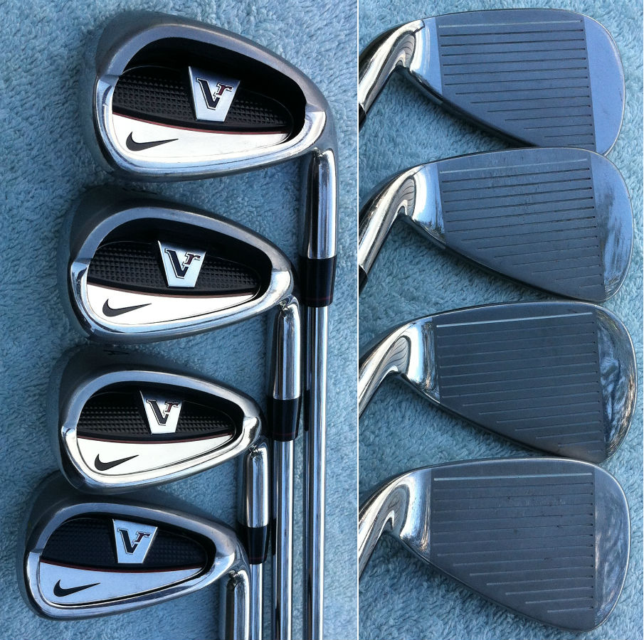 Nike Victory Red (VR) irons and Sasquatch hybrid 3-A,P